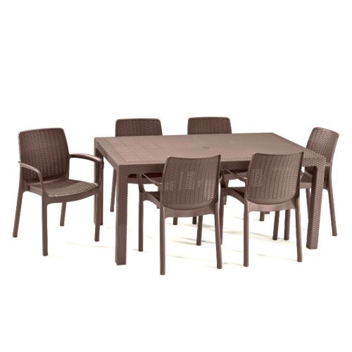 Garden table Melody brown Garden table Melody brown