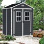 Garden shed Manor 6x5 DD (with 2 windows in front) dark grey