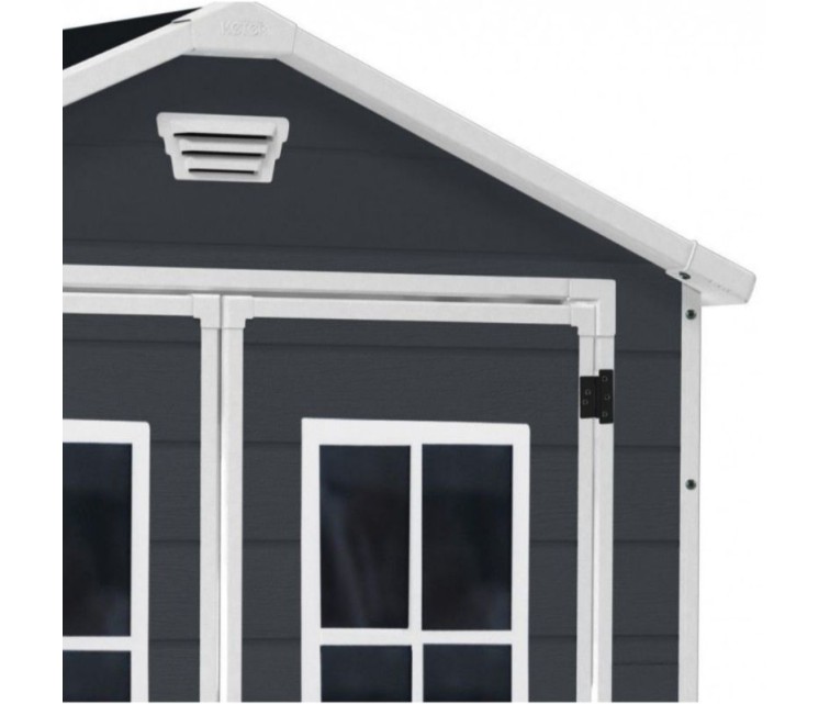 Garden shed Manor 6x5 DD (with 2 windows in front) dark grey