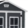 Dārza šķūnis Manor 6x5 DD (ar 2 logiem priekšpusē) tumši pelēks Dārza šķūnis Manor 6x5 DD (ar 2 logiem priekšpusē) tumši pelēks