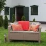 Dārza dīvāns divvietīgs Corfu Love Seat bēšs Dārza dīvāns divvietīgs Corfu Love Seat bēšs