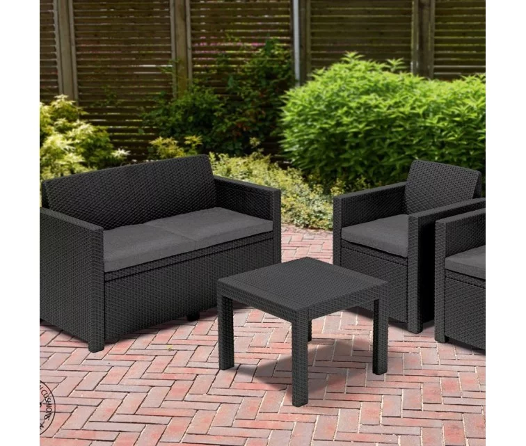 Garden furniture set Alabama Set grey Garden furniture set Alabama Set grey