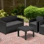 Garden furniture set Alabama Set grey Garden furniture set Alabama Set grey