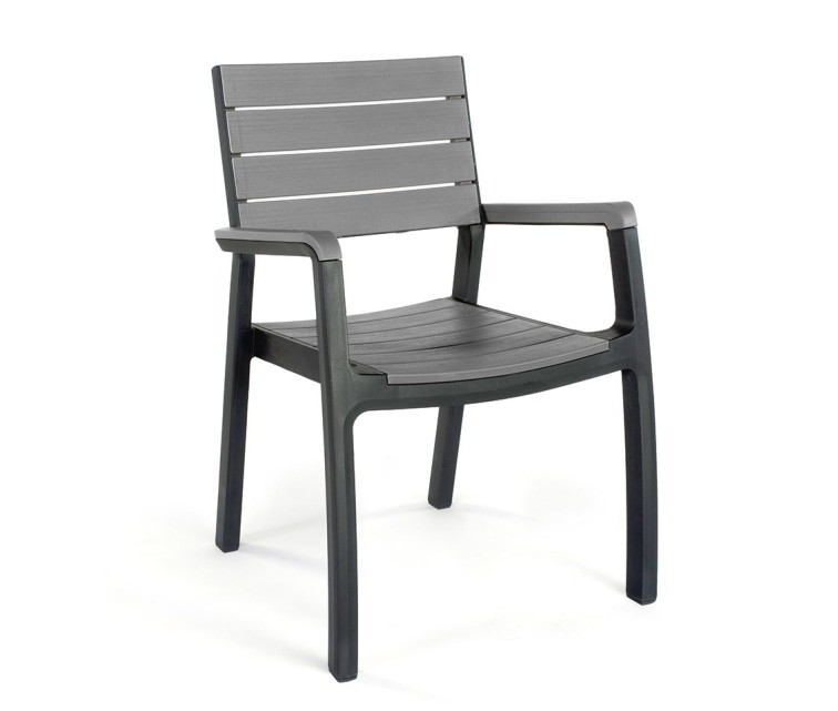 Garden chair Harmony Armchair grey/light grey