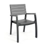 Garden chair Harmony Armchair grey/light grey