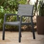 Garden chair Harmony Armchair grey/light grey