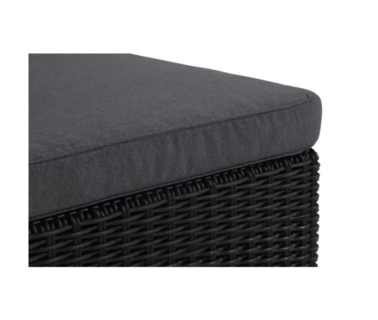 Garden stool/table "California Bay" with gray cushions Garden stool/table "California Bay" with gray cushions