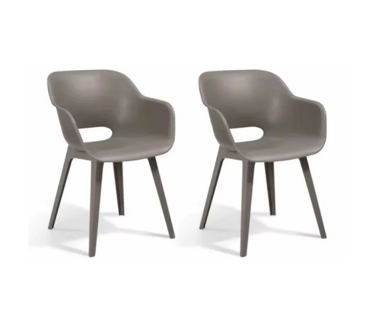 Garden chairs 2 pcs. Akola beeches Garden chairs 2 pcs. Akola beeches