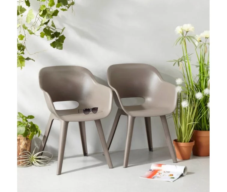 Garden chairs 2 pcs. Akola beeches Garden chairs 2 pcs. Akola beeches