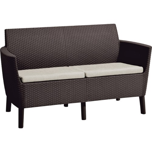 Salemo 2 Seater Sofa brown
