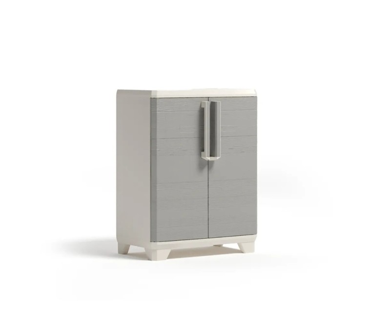Skapis Linear Wood Base Cabinet 68x39x90cm gaiši bēšs/gaiši pelēks
