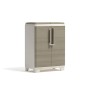 Atkritumu šķirošanas sistēma Split Premium Wood 110L Recycling system 68x39x92cm gaiši bēšs/gaiši pelēks