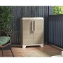 Atkritumu šķirošanas sistēma Split Premium Wood 110L Recycling system 68x39x92cm gaiši bēšs/gaiši pelēks