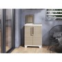 Atkritumu šķirošanas sistēma Split Premium Wood 110L Recycling system 68x39x92cm gaiši bēšs/gaiši pelēks