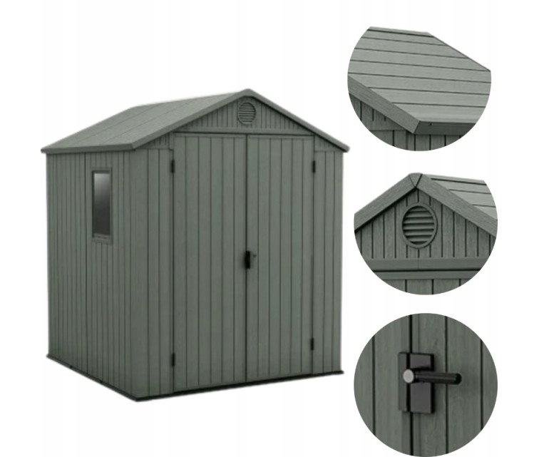 Garden shed Darwin 6x8 green Garden shed Darwin 6x8 green