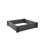 Edging for modular square flower bed Vista Modular 122x122x27cm grey