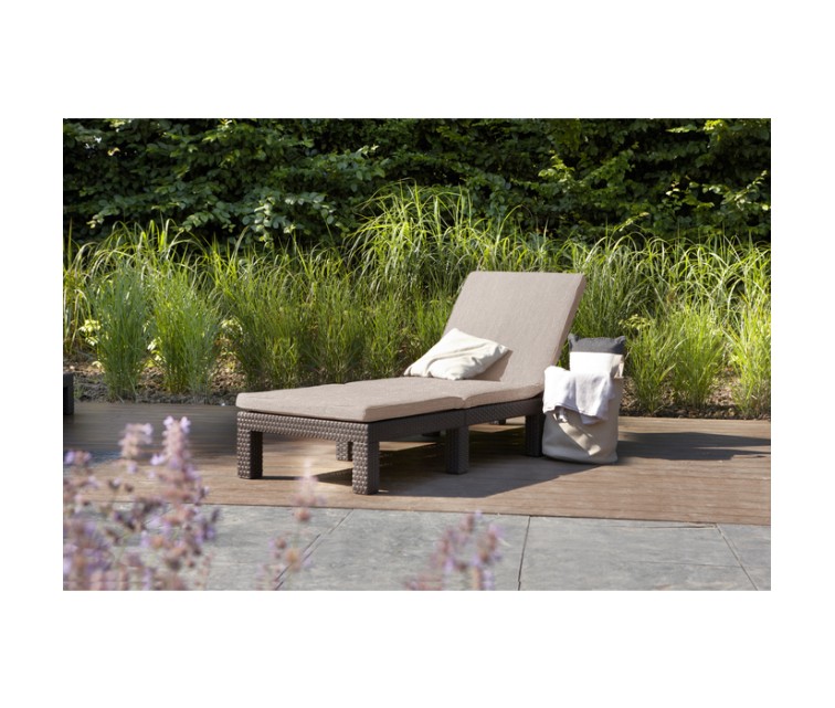 Daytona Deluxe sun lounger beige