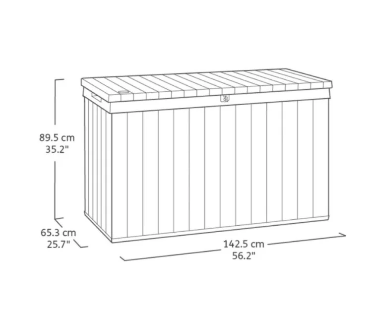 Hoiukast Darwin Box 662L roheline