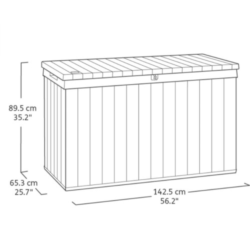 Storage box Darwin 662L grey