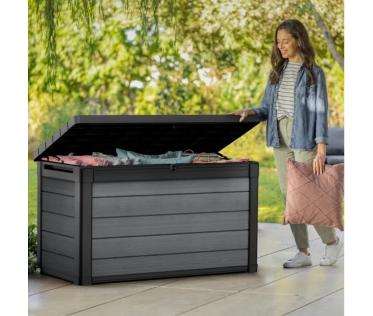 Uzglabāšanas kaste Cortina Box 380L pelēka