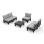 Garden furniture set Elements Full Set (5 Seater) grey/light grey Garden furniture set Elements Full Set (5 Seater) grey/light grey
