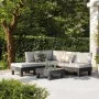 Garden furniture set Elements Full Set (5 Seater) grey/light grey Garden furniture set Elements Full Set (5 Seater) grey/light grey