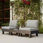 Sodo baldų komplektas Elements Balcony Set pilka/šviesiai pilka