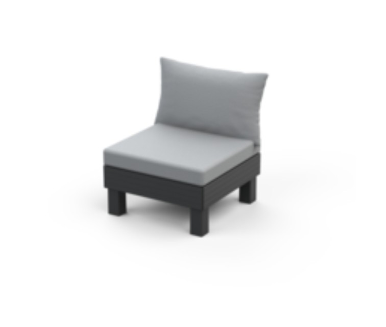 Garden chair Element gray/light grey Garden chair Element gray/light grey