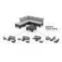 Garden chair Element gray/light grey Garden chair Element gray/light grey