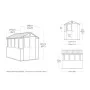 Garden shed Potting Shed 6x8