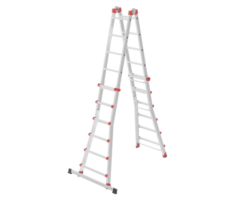 Multi-purpose ladder M80 / aluminium / 4x6 steps