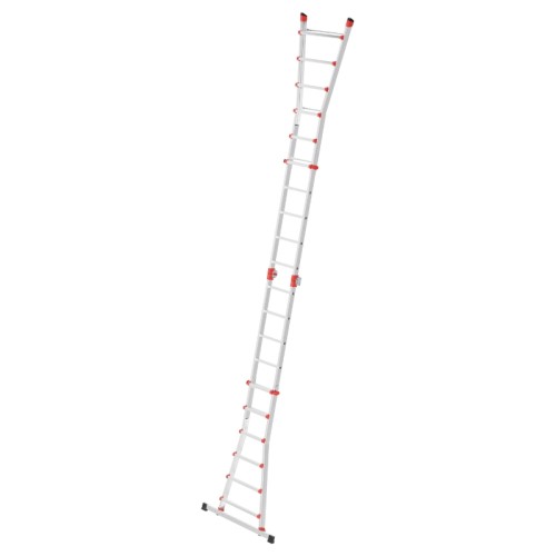 Kāpnes daudzfunkcionālās M80 / alumīnija / 4x6 pakāpieni