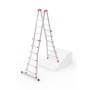 Multi-purpose ladder M80 / aluminium / 4x6 steps