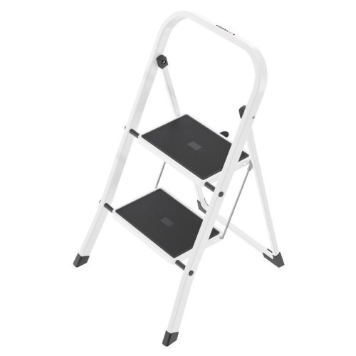 Pakāpienu soliņš salokāms K40 BasicLine / tērauda / 2 pakāpieni, drošības rokturis  Pakāpienu soliņš salokāms K40 BasicLine / tērauda / 2 pakāpieni, drošības rokturis