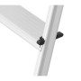 Folding step bench D60 StandardLine / aluminium / 2x2 steps