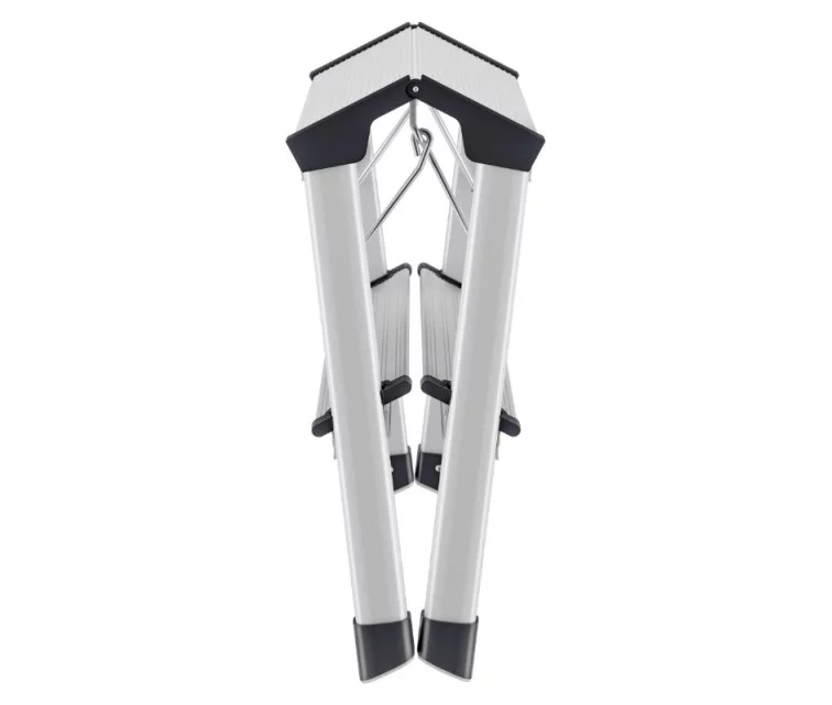 Sulankstomas laiptelių suoliukas D60 StandardLine / aliuminis / 2x2 pakopos Sulankstomas laiptelių suoliukas D60 StandardLine / aliuminis / 2x2 pakopos