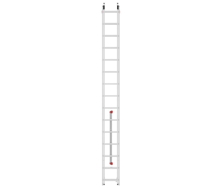 Kāpnes S80 ProfiStep duo / alumīnija / 2x15 pakāpieni