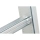 Kāpnes S80 ProfiStep duo / alumīnija / 2x15 pakāpieni Kāpnes S80 ProfiStep duo / alumīnija / 2x15 pakāpieni