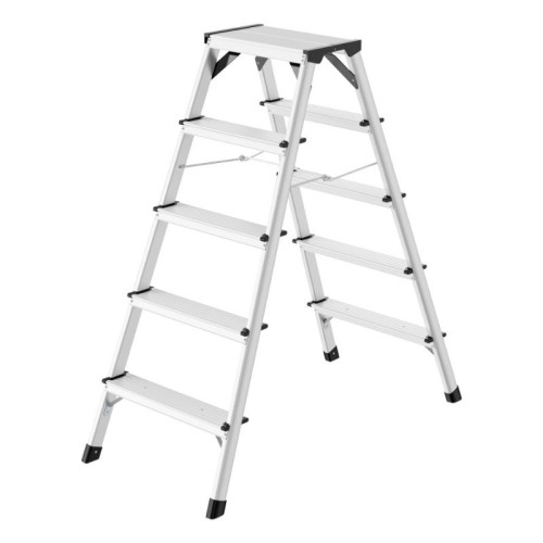 Double staircase D60 StandardLine / aluminium / 2x5 steps Double staircase D60 StandardLine / aluminium / 2x5 steps