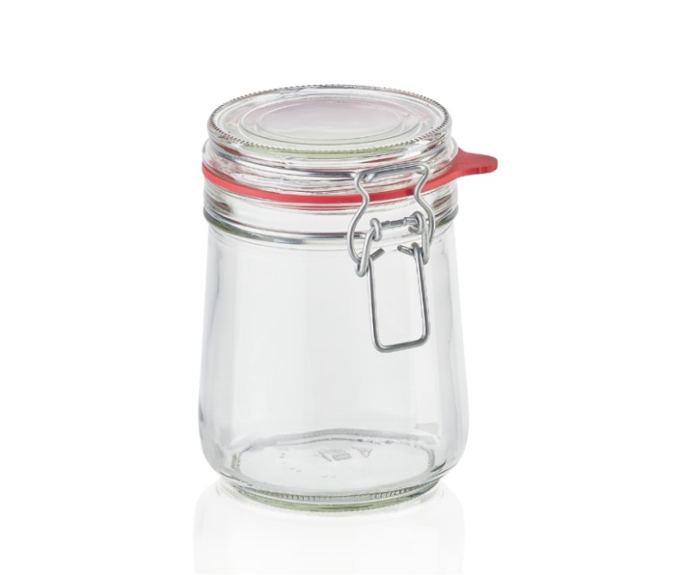Hermetic glass jar 800ml