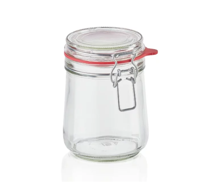 Hermetiškas stiklinis indelis 800 ml Hermetiškas stiklinis indelis 800 ml