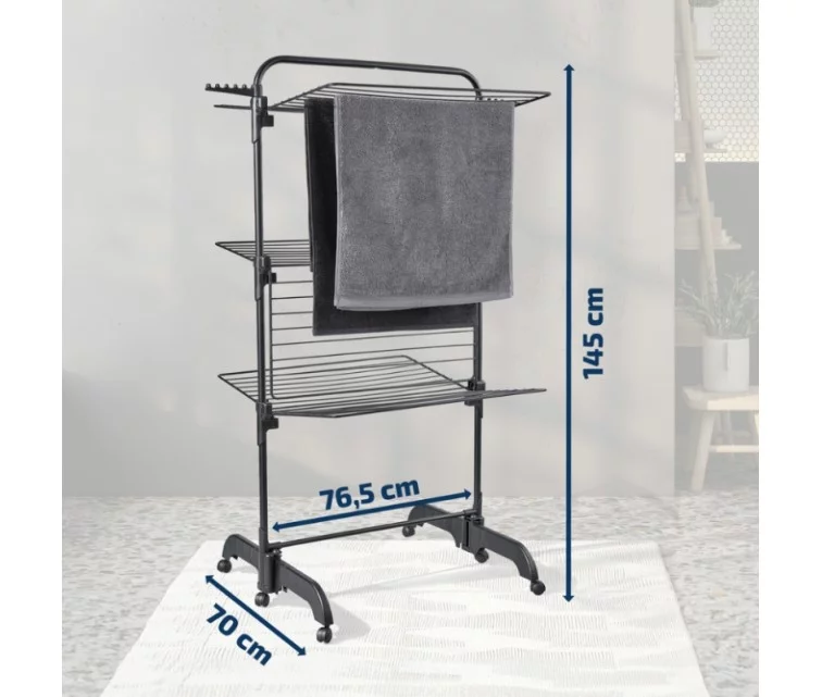 Veļas žāvētājs Comfort Tower 420 Black Veļas žāvētājs Comfort Tower 420 Black