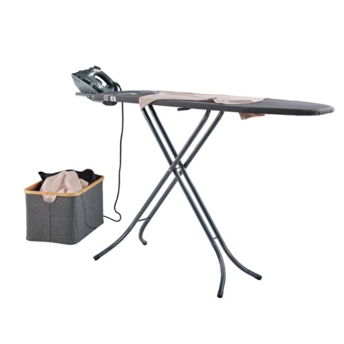 LEIFHEIT Gludināmais dēlis Classic M Black 120x38cm LEIFHEIT Gludināmais dēlis Classic M Black 120x38cm