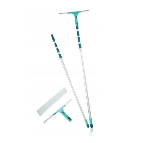 LEIFHEIT Window Cleaning Set with Telescopic Handle 145-415cm Window Slider XL LEIFHEIT Window Cleaning Set with Telescopic Handle 145-415cm Window Slider XL