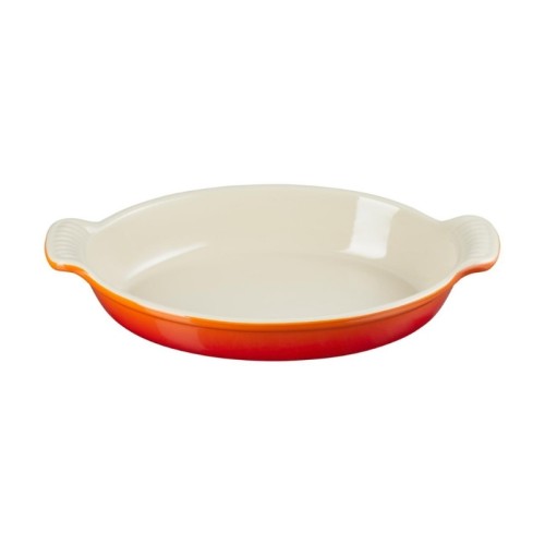 Le Creuset Cepamtrauks ovāls Heritage akmens masas 28cm / 1,6L oranžs Le Creuset Cepamtrauks ovāls Heritage akmens masas 28cm / 1,6L oranžs
