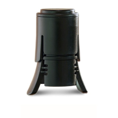 Le Creuset Dzirkstošā vīna aizbāznis SW-106 Champagne Stopper 9cm matēts melns Le Creuset Dzirkstošā vīna aizbāznis SW-106 Champagne Stopper 9cm matēts melns