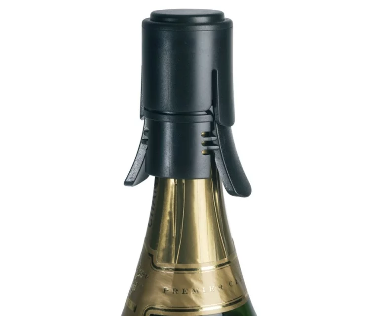 Le Creuset Sparkling wine stopper SW-106 Champagne Stopper 9cm mat black Le Creuset Sparkling wine stopper SW-106 Champagne Stopper 9cm mat black
