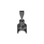 Sparkling wine stopper SW-101 Champagne Crown black nickel