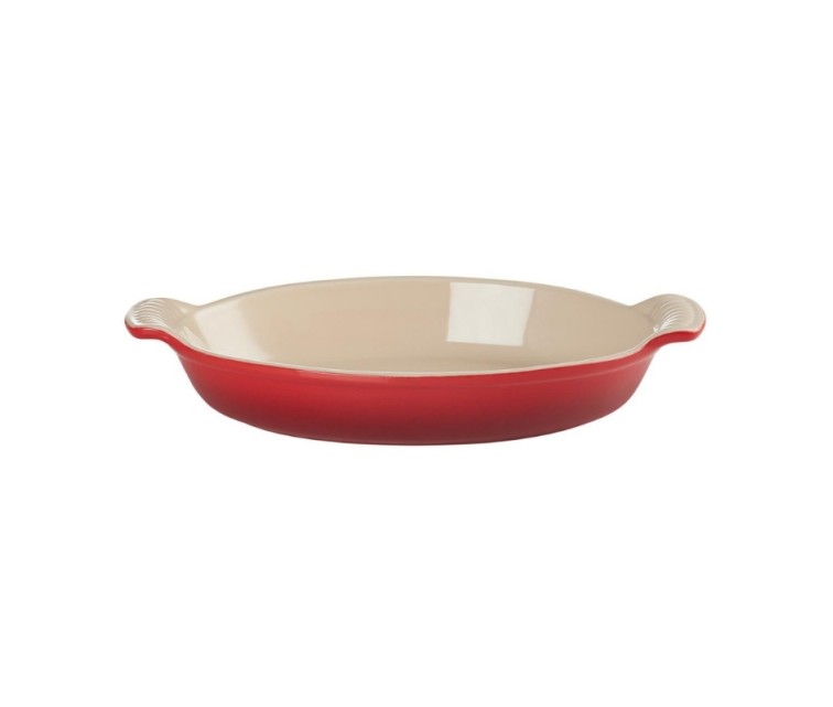 Le Creuset Oval Roasting Bowl Heritage 28cm / 1,6L red