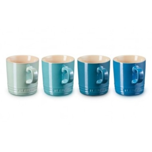 Le Creuset Cup set London 4 pcs. 350ml stoneware Prl Lgt Cm/c/dt/m Le Creuset Cup set London 4 pcs. 350ml stoneware Prl Lgt Cm/c/dt/m